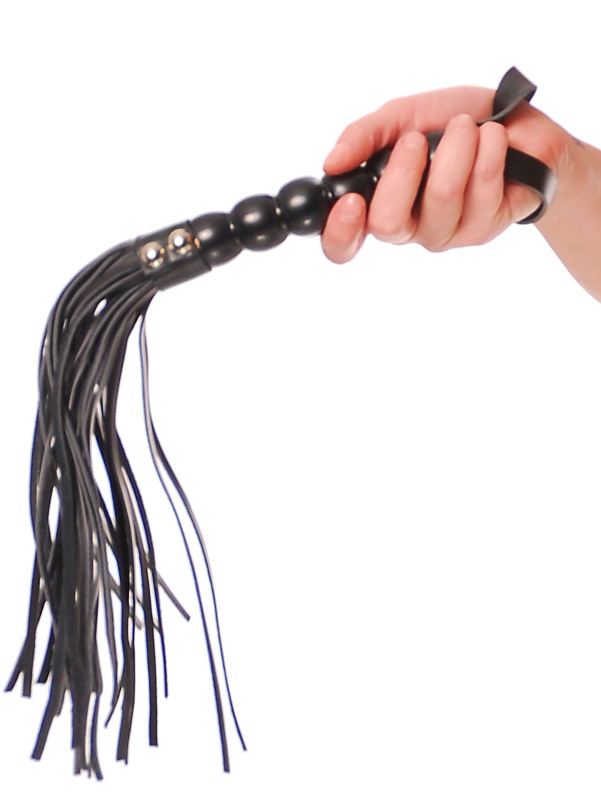 Beaded Cat-O-Nine Tails Flogger