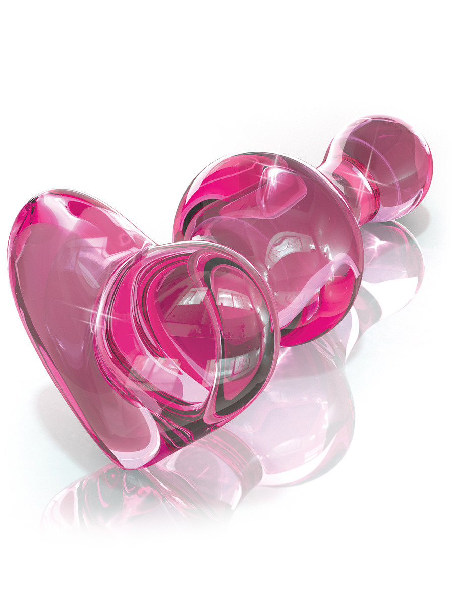 No. 75, Glass Butt Plug with Heart