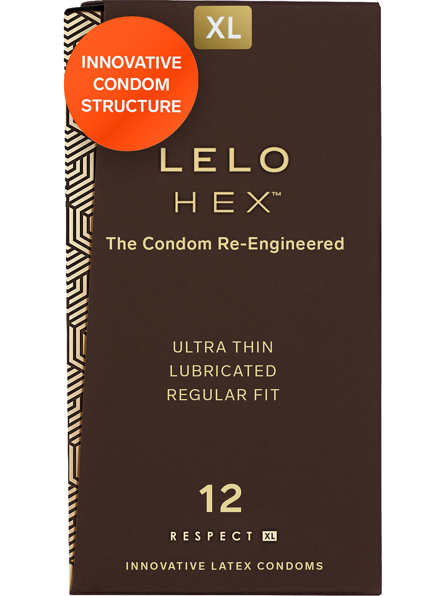 HEX Respect XL Condoms, 12-pack