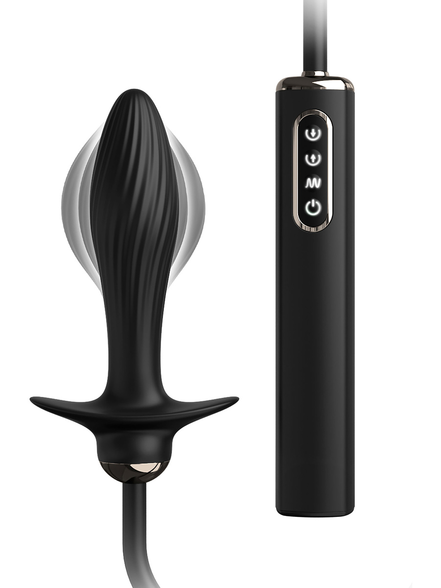 Auto-Throb Inflatable Vibrating Plug