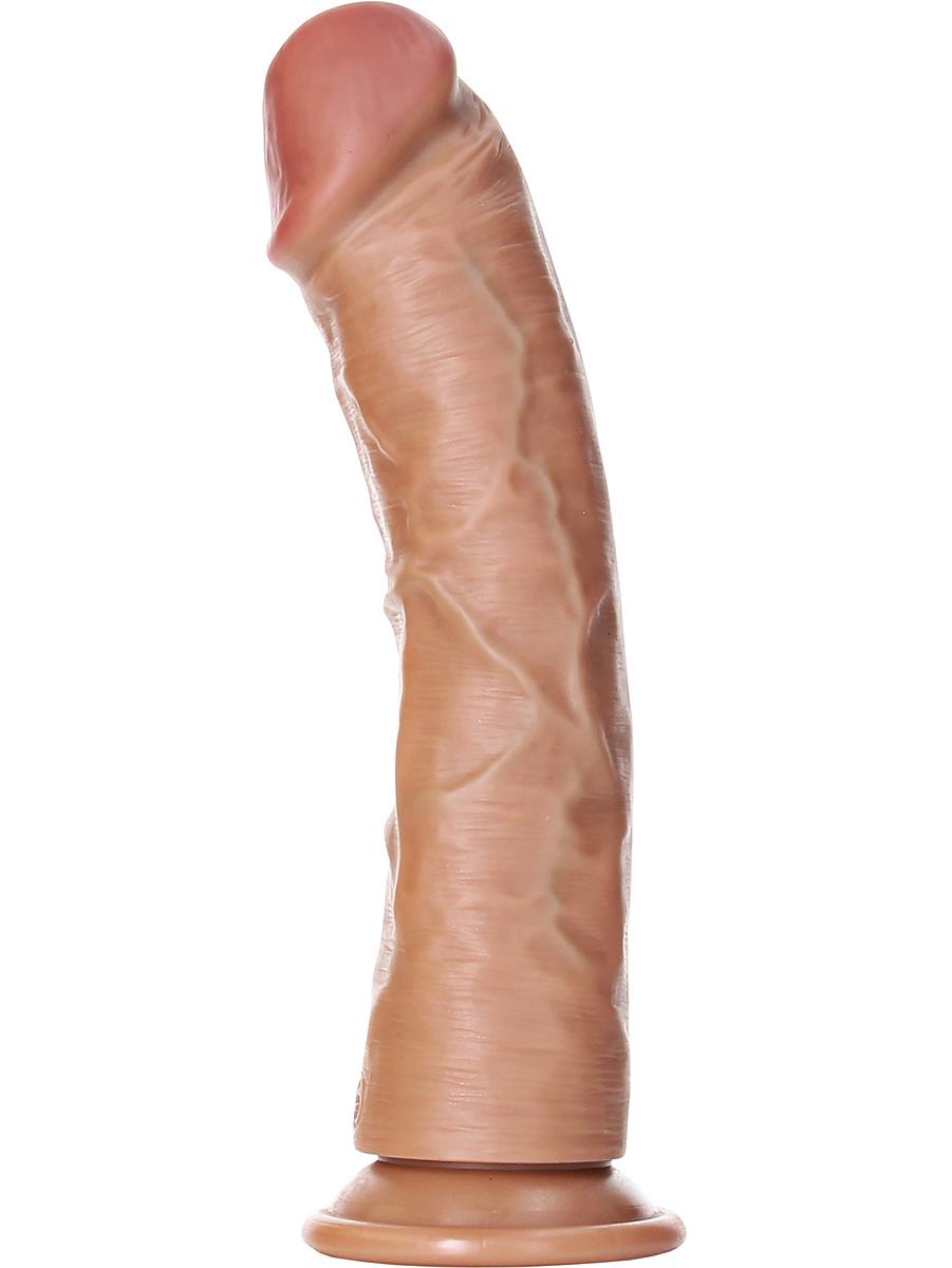 Curved Realistic Dildo, 23 cm