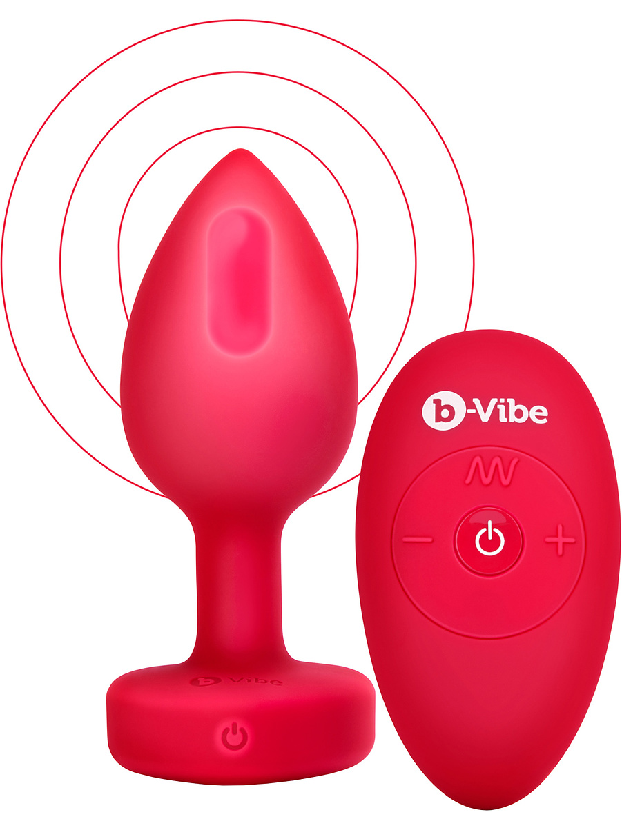 Vibrating Heart, Remote Control Butt Plug