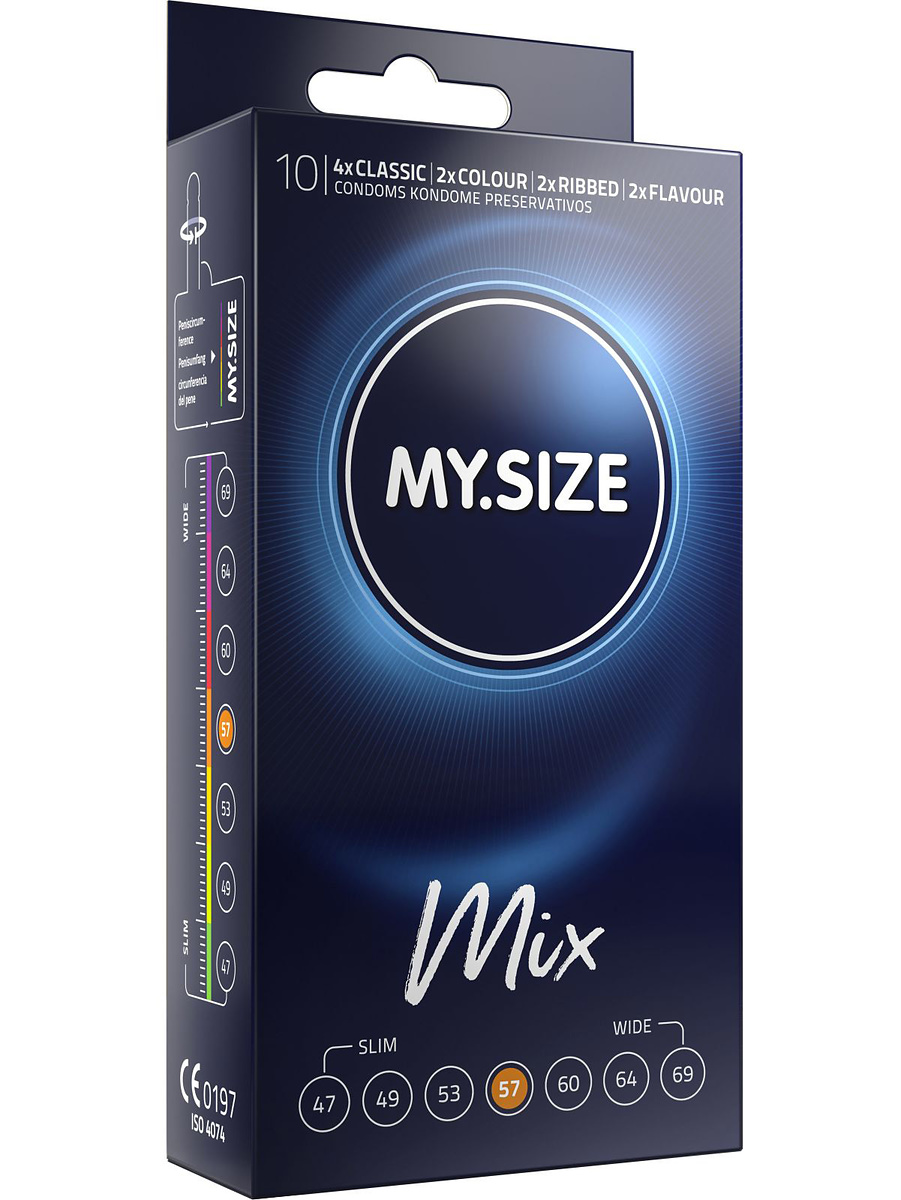 Mix 57mm Condoms, 10-pack