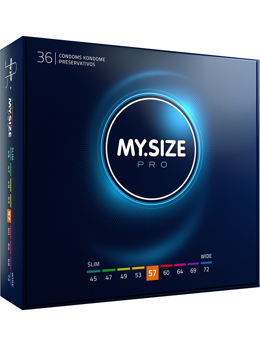Pro 57mm Condoms, 36-pack