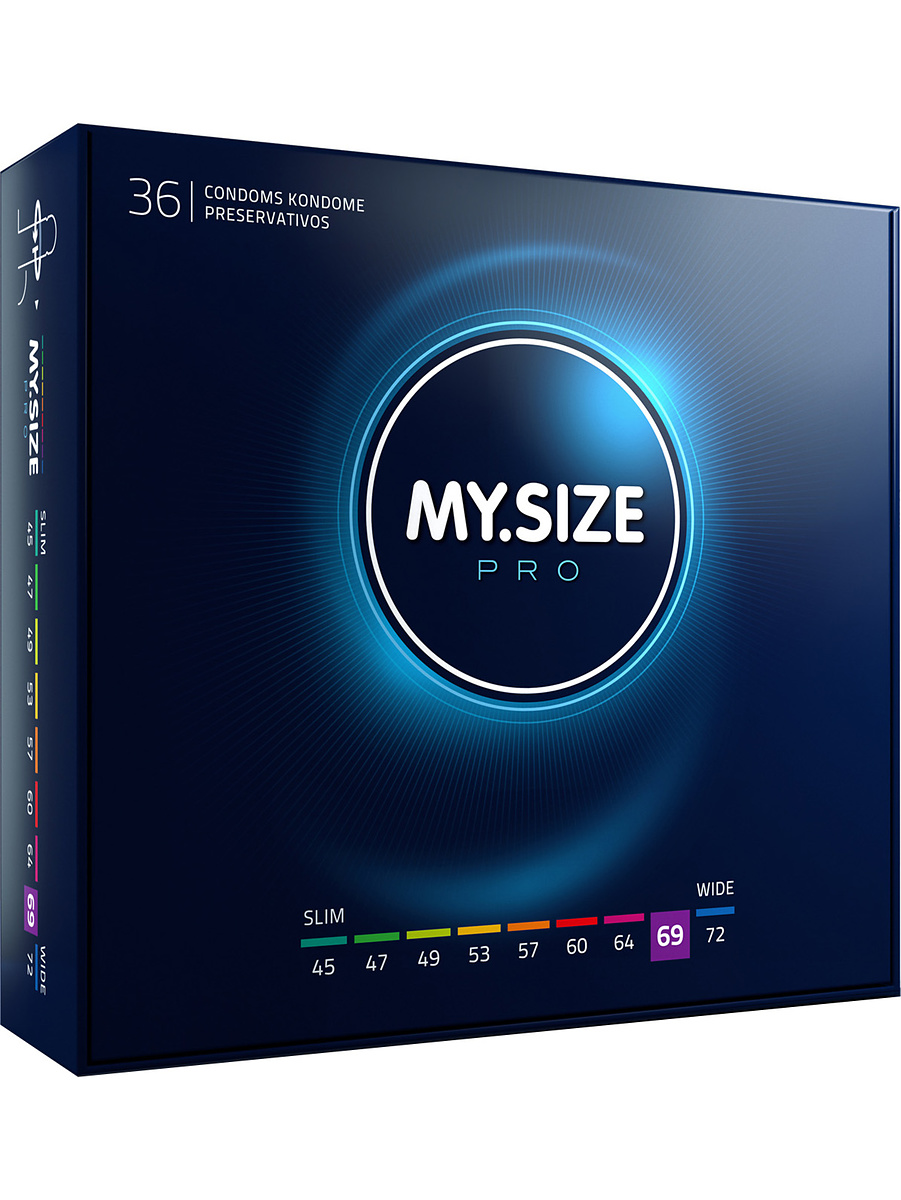 Pro 69mm Condoms, 36-pack