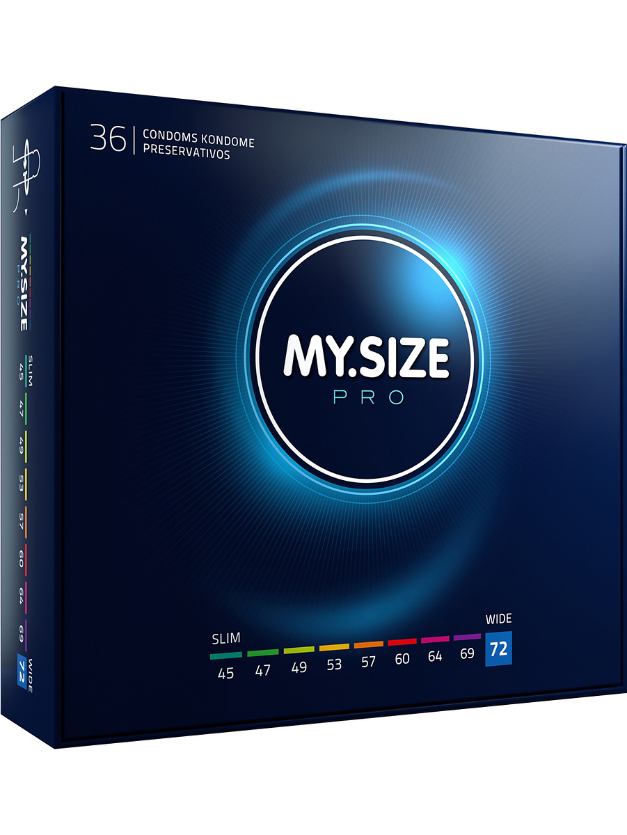 Pro 72mm Condoms, 36-pack