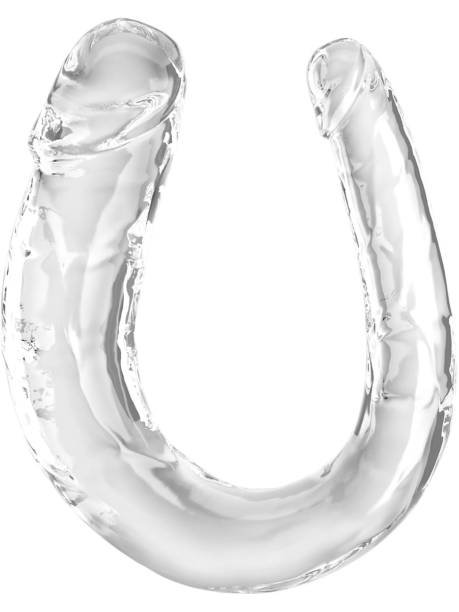 Double Trouble, Transparent Double Dildo, 33 cm