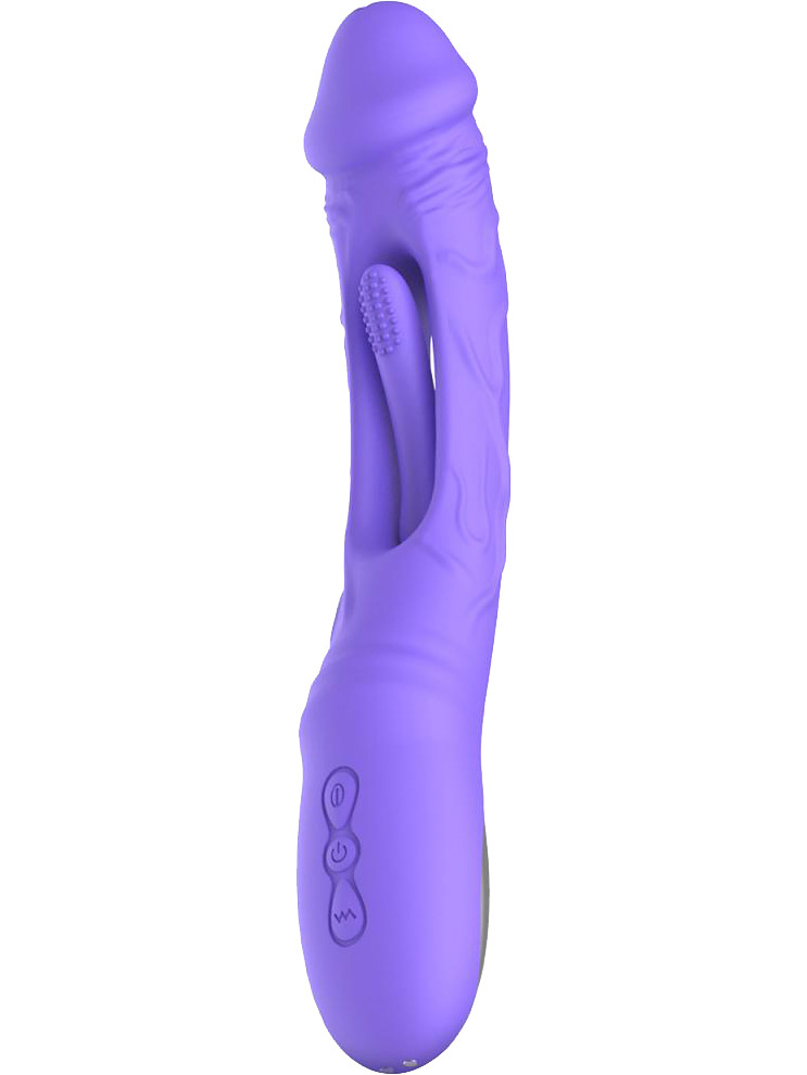 Flax, Vibrating Dildo with G-spot Stimulator