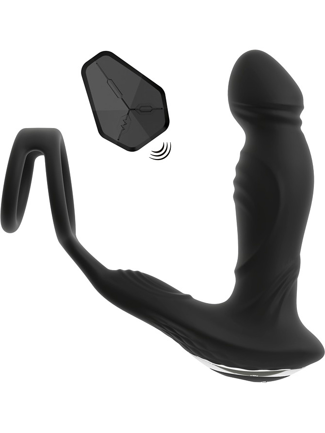 RC Vibrating Prostate Plug with Nodding Function