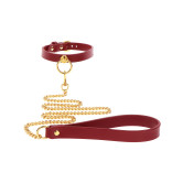 Luxury O-Ring Collar & Chain Leash