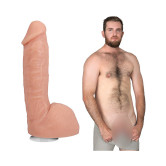 Girthmasterr, Realistisk Ultraskyn Dildo, 23 cm