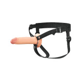 Hollow Silicone Strap-On, 19 cm