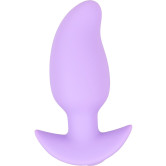Vibrating Mini Butt Plug with Curved Tip